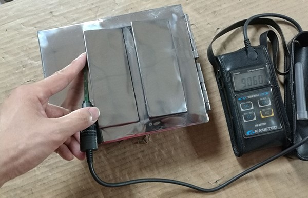 Plate Magnet Gauss Testing Plate Magnet Gauss Testing